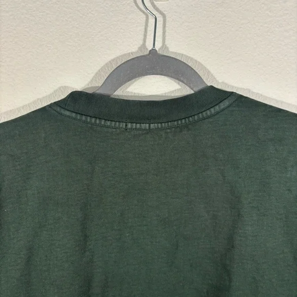 Brandy Melville John Galt Green Crewneck Sweater New York Baggy Oversized Casual - Picture 12 of 14
